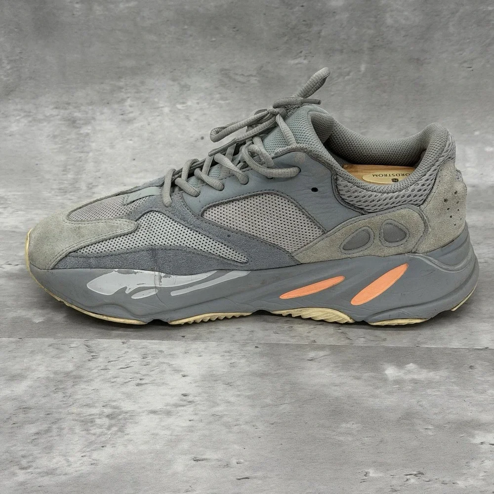 adidas Yeezy Boost 700 V1 Inertia EG7597 Mens Size 11 Blue-Grey 2019 Chunky sole